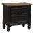 Americana Farmhouse Wood 2-Drawer Night Stand w/Charging Station