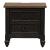 Americana Farmhouse Wood 2-Drawer Night Stand w/Charging Station