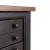 Americana Farmhouse Wood 3-Drawer Bedside Chest w/Charging Station
