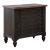 Americana Farmhouse Wood 3-Drawer Bedside Chest w/Charging Station
