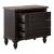 Americana Farmhouse Wood 3-Drawer Bedside Chest w/Charging Station