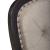 Americana Farmhouse Linen/Wood Tufted Back Side Chair