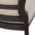 Americana Farmhouse Linen/Wood Tufted Back Side Chair