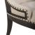 Americana Farmhouse Linen/Wood Shelter Side Chair