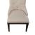 Americana Farmhouse Linen/Wood Shelter Side Chair
