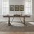 Americana Farmhouse Rectangular Wood Extendable Trestle Dining Table