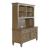 Americana Farmhouse Wood 5-Drawer Credenza & Hutch