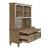 Americana Farmhouse Wood 5-Drawer Credenza & Hutch
