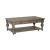 Americana Farmhouse Rectangular Wood 1-Drawer Cocktail Table w/Casters