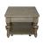 Americana Farmhouse Wood Cocktail Table Set with Shelf