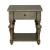 Americana Farmhouse Wood Cocktail Table Set with Shelf