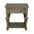 Americana Farmhouse Square Wood 1-Drawer End Table