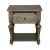 Americana Farmhouse Square Wood 1-Drawer End Table