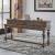 Americana Farmhouse Wood Cocktail Table Set with Shelf
