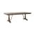 Americana Farmhouse Rectangular Wood Extendable Trestle Dining Table