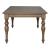 Americana Farmhouse Rectangular Wood Extendable Dining Table