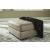 Maderla Faux Leather Oversized Accent Ottoman