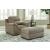 Maderla Faux Leather Ottoman