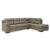 Maderla 2-Piece Faux Leather L-Shaped Sectional Sofa w/Right Arm Chaise Facing