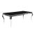 Fabiola Glass/Steel Dining Table