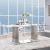 Cyrene Glass/Metal Rectangular Dining Set, Composition 2