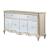 Esteban Wood/Mirror Extendable Dining Room Set