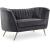 Margo Velvet Loveseat