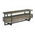 Modern Timber Wood Rectangular Coffee Table Set