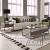 Jamestown Rectangular Glass/Metal/Wood 1-Drawer Cocktail Table
