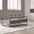 Jamestown Rectangular Glass/Metal/Wood 1-Drawer Cocktail Table