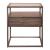 Jamestown Rectangular Glass/Wood/Metal 1-Drawer End Table