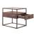 Jamestown Rectangular Glass/Wood/Metal 1-Drawer End Table