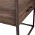 Jamestown Rectangular Glass/Wood/Metal 1-Drawer End Table