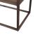 Jamestown Rectangular Metal/Wood Chairside Table w/Tray