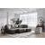 Castille Way U-Shaped Faux Leather 2-Piece Sleeper Sectional with RAF Corner Chaise