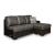 Castille Way U-Shaped Faux Leather 2-Piece Sectional with LAF Corner Chaise