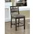 Vicky Wood Storage Counter Height Dining Set w/Wine Rack