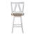 Lindsey Farm Wood Swivel Counter Height Chair