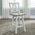 Lindsey Farm Extendable Kitchen Island Set | Weathered White