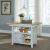 Lindsey Farm Rectangular Wood/MDF Extendable 1-Door Kitchen Island