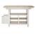 Lindsey Farm Extendable Kitchen Island Set | Weathered White