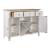 Lindsey Farm Extendable Kitchen Island Set | Weathered White