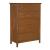 Cherry Park Wood 5-Drawer Chest