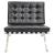 Barca PU Accent Chair, Stainless Steel Frame