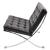 Barca PU Accent Chair, Stainless Steel Frame