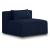 Cube Linen Fabric Armless Chair