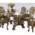 Dresden PU/Fabric Dining Room Set