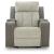 WhipLash Faux Leather Power Recliner w/Adjustable Headrest