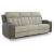 WhipLash Faux Leather Power Reclining Sofa w/Adjustable Headrests