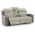 WhipLash Faux Leather Power Reclining Sofa w/Adjustable Headrests